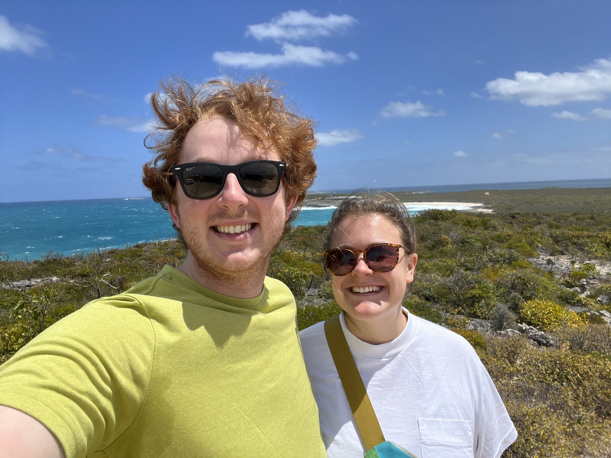 Anna and Alex at the coast