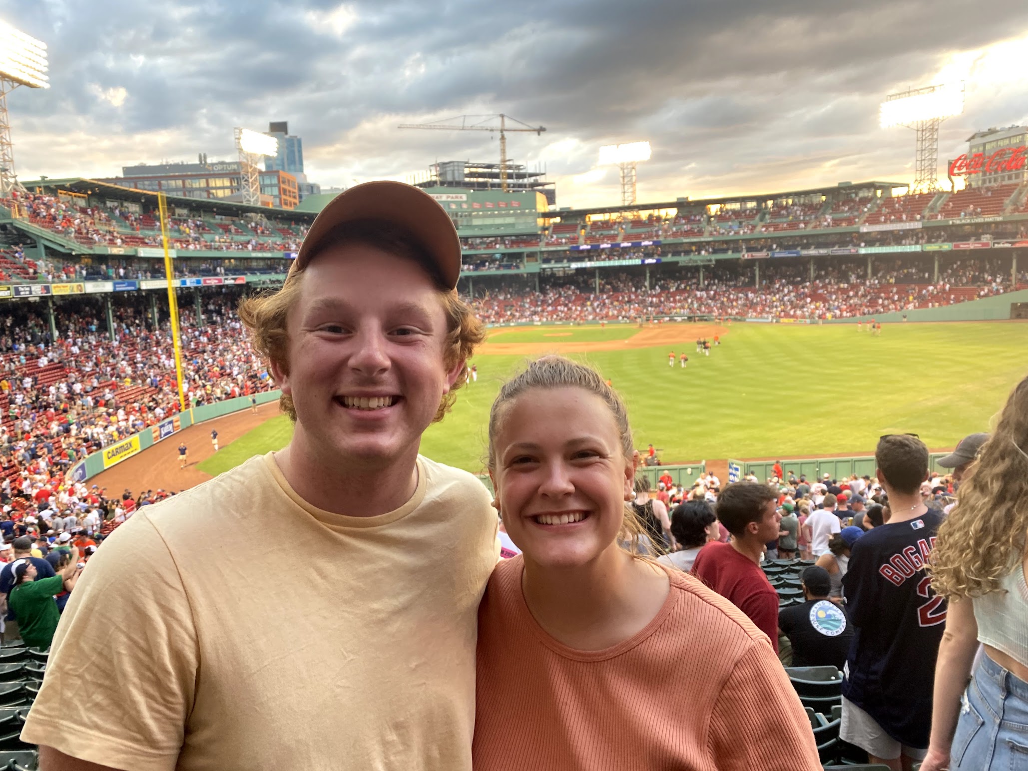 Anna and Alex at Fenway Park